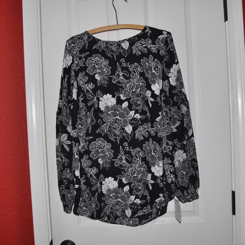 New ISABEL MATERNITY Printed Long Sleeve Blouse - Picture 4 of 8